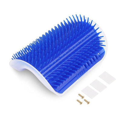 CAT WALL BRUSH SELF GROOMER WITH CATNIP