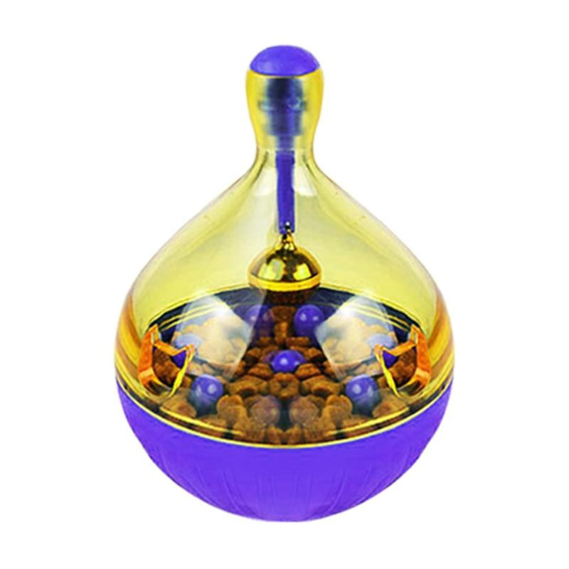 INTERACTIVE EGG CAT FEEDER TOY TUMBLER