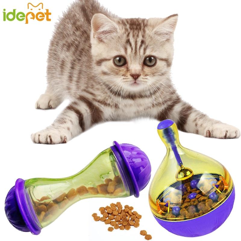 INTERACTIVE EGG CAT FEEDER TOY TUMBLER